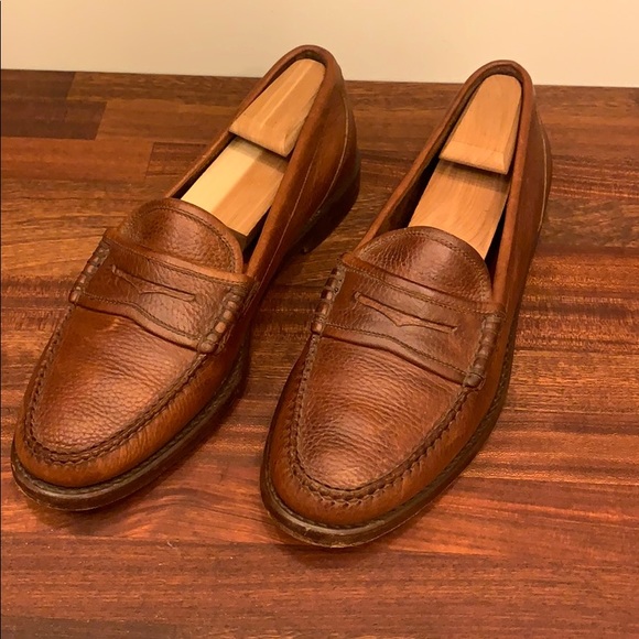 Coach Brown Leather Loafers - Picture 1 of 6